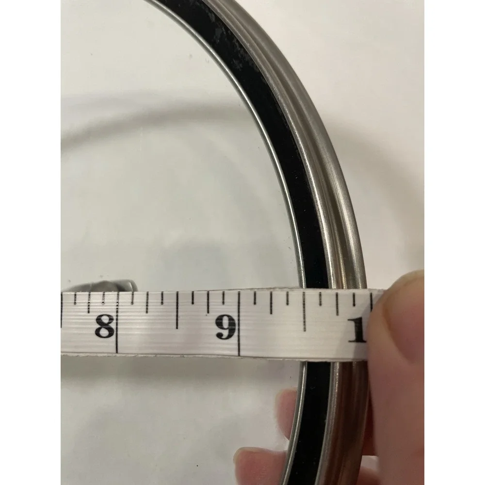 Glass Lid For Pan Or Pot 10inches Round With Metal Handle Black Grip Kitchen